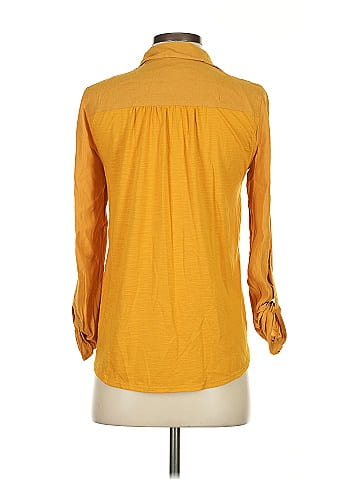 Porridge 3/4 Sleeve Button-Down Shirt (view 2)