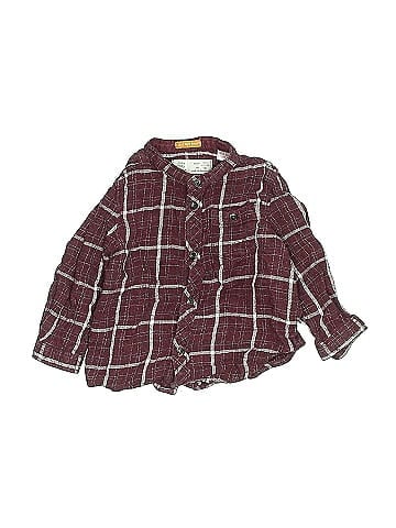 Zara Baby Long Sleeve Button-Down Shirt (view 1)