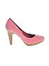 Fioni Color Block Pink Heels Size 8 1/2 - photo 1