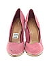 Fioni Color Block Pink Heels Size 8 1/2 - photo 2