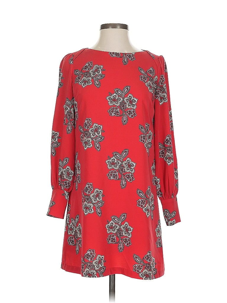 Pre-owned Ann Taylor Loft Casual Dress In Red