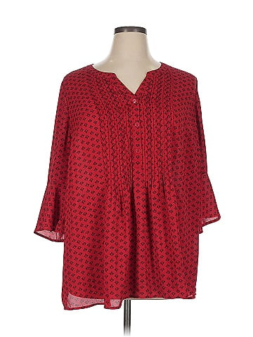 Catherines 3/4 Sleeve Blouse (view 1)