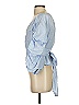 Club Monaco Blue 3/4 Sleeve Blouse Size 3 - photo 5