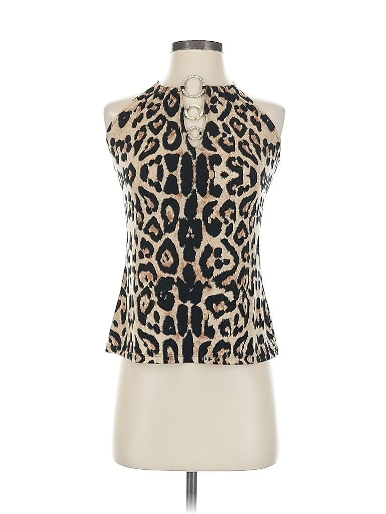 Pre-owned Inc International Concepts Sleeveless Blouse In White