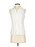 Magaschoni White Sleeveless Blouse Size 4 - photo 1