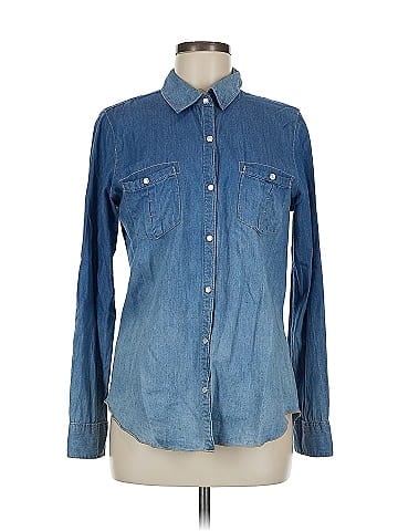 Democracy Long Sleeve Button-Down Shirt (view 1)