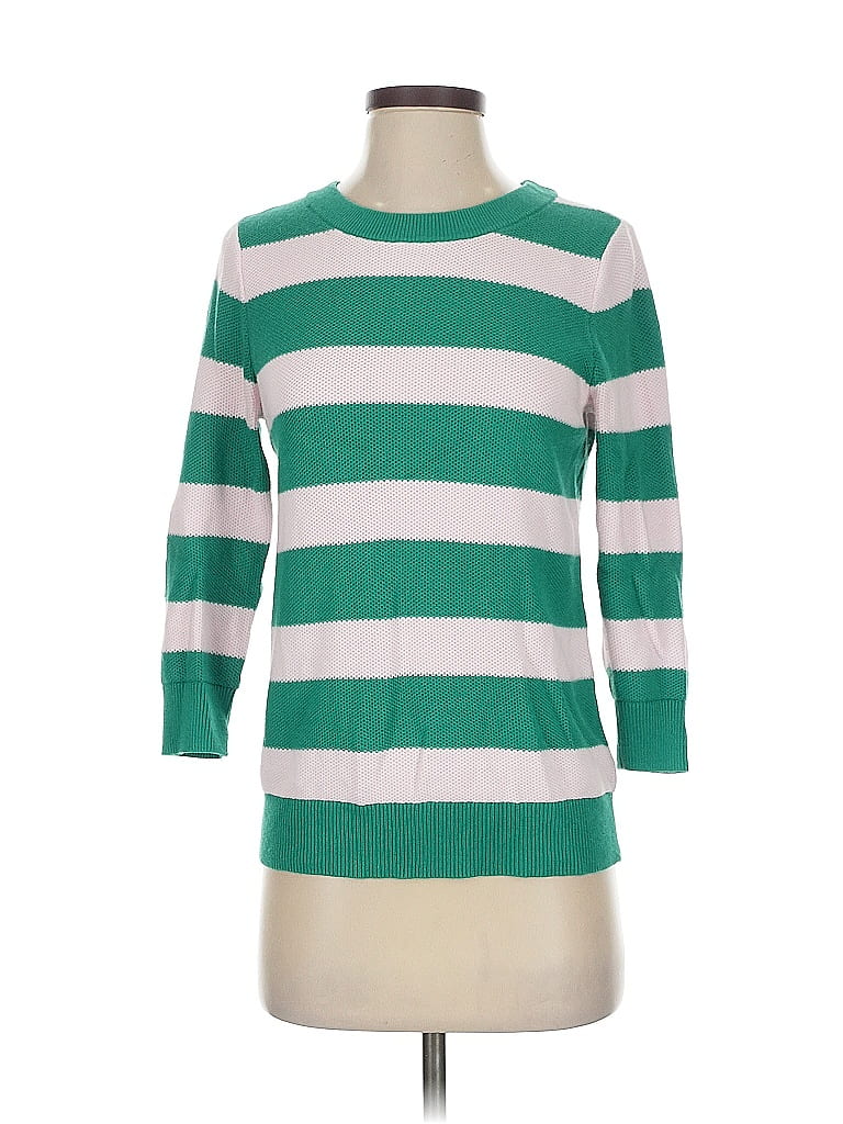 Click to view more detailed imagery on our partner's website Pre-owned Halogen X Atlantic-pacific Pullover Sweater In Green