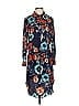 Haute Hippie 100% Silk Print Blue Casual Dress Size XS - photo 1