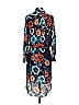 Haute Hippie 100% Silk Print Blue Casual Dress Size XS - photo 2