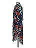 Haute Hippie 100% Silk Print Blue Casual Dress Size XS - photo 4