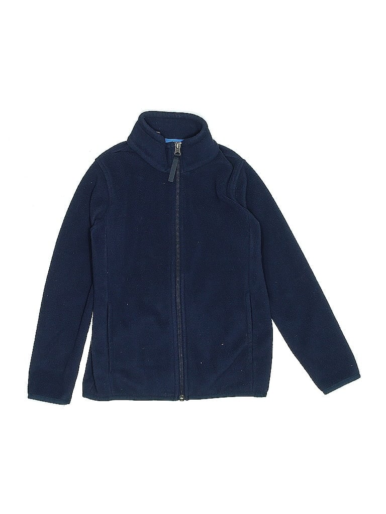 Pre-owned Amazon Essentials Kids' Fleece Jacket In Blue
