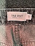 True Craft 100% Cotton Gray Denim Shorts Size 11 - photo 3