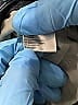 BP. Chevron-herringbone Blue Denim Shorts Size 5 - photo 5
