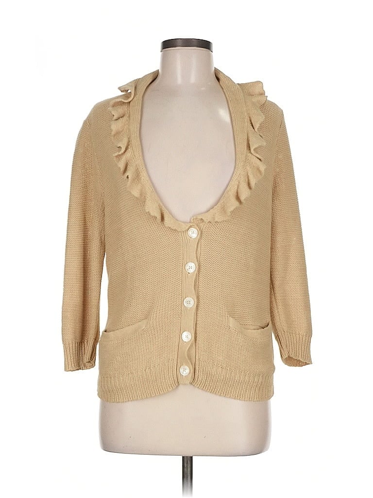 Pre-owned Polo Ralph Lauren Cardigan Sweater In Brown