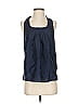 Morrissey Blue Sleeveless Blouse Size 0 - photo 1