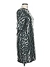 Roz & Ali Metallic Silver Cocktail Dress Size 10 - photo 4