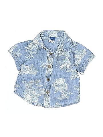 Old Navy Short Sleeve Button-Down Shirt (view 1)