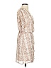 All in Favor 100% Polyester Paisley Tan Cocktail Dress Size S - photo 3