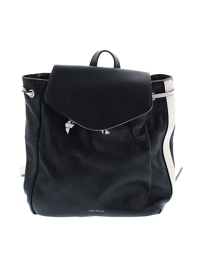 Jack Wills Rucksacks Jack Wills Black Leather Backpack One size - 65% off | ThredUp