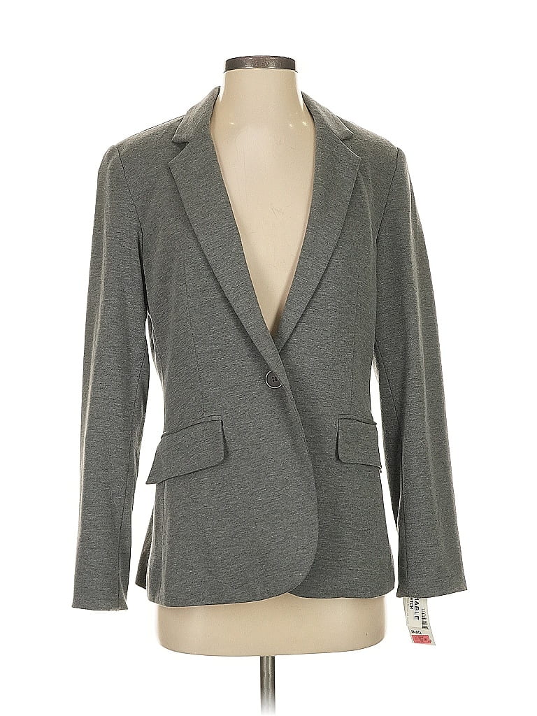 Pre-owned Sharagano Blazer Jacket In Gray