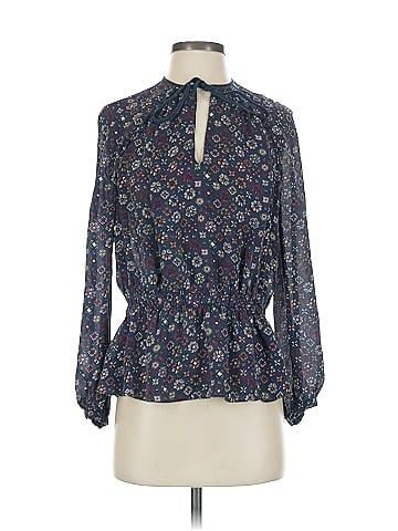 Derek Lam 10 Crosby Long Sleeve Silk Top (view 1)