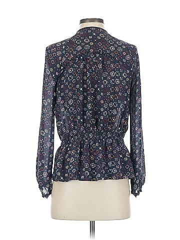 Derek Lam 10 Crosby Long Sleeve Silk Top (view 2)