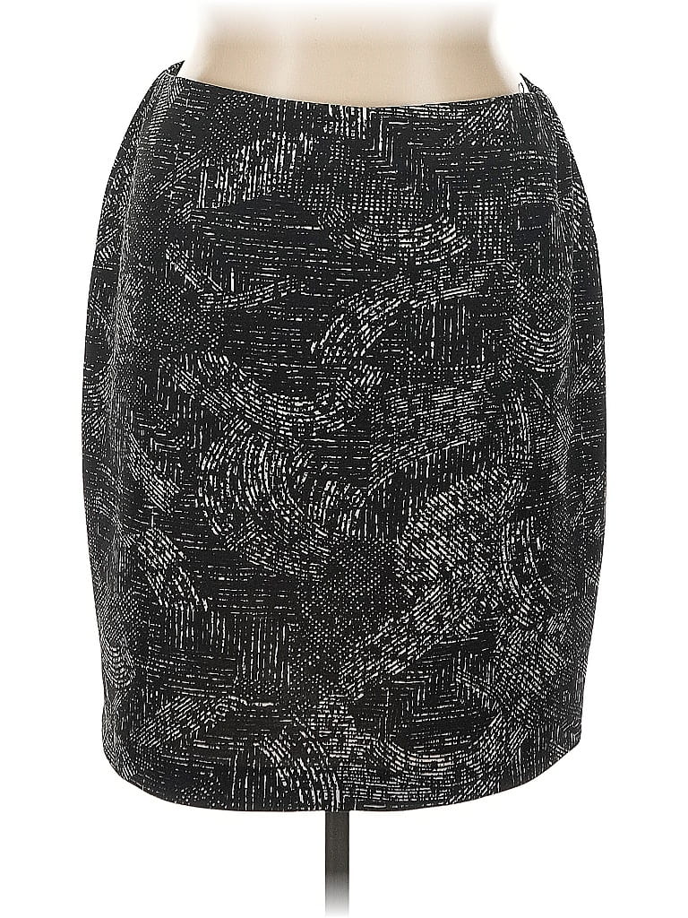 Pre-owned Alfani Casual Skirt In Silver
