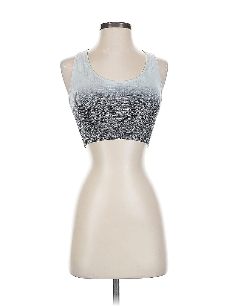 Pre-owned Unbranded Sports Bra In Silver