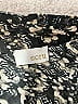 Ecru Animal Print Black Blue Long Sleeve Silk Top Size M - photo 3