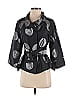 Armani Collezioni Black 3/4 Sleeve Button-Down Shirt Size 2 - photo 1