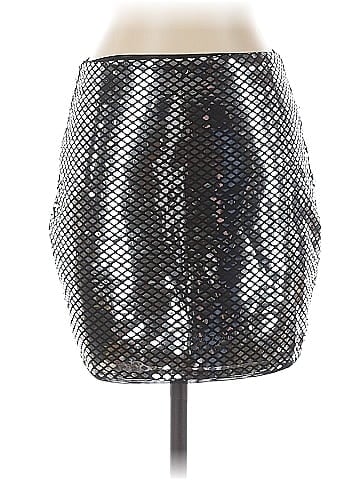 Superdown Faux Leather Skirt (view 1)