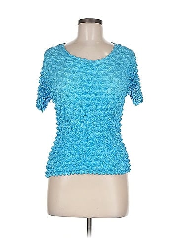 f.c Vibrant Blue Textured Pullover Sweater (view 1)