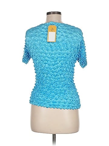 f.c Vibrant Blue Textured Pullover Sweater (view 2)