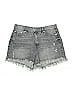 True Craft 100% Cotton Gray Denim Shorts Size 11 - photo 1