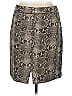 Worth New York Animal Print Silver Casual Skirt Size 14 - photo 2
