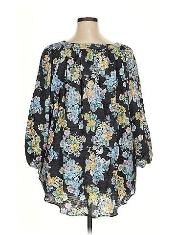 LC Lauren Conrad 3/4 Sleeve Blouse (view 2)