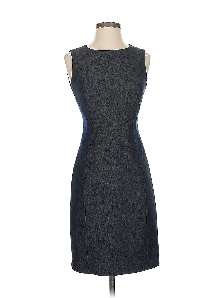 Pre-owned Tahari Cocktail Dress In Gray