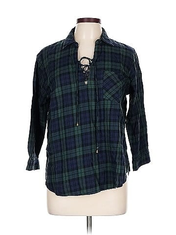 Heartloom 3/4 Sleeve Button-Down Shirt (view 1)