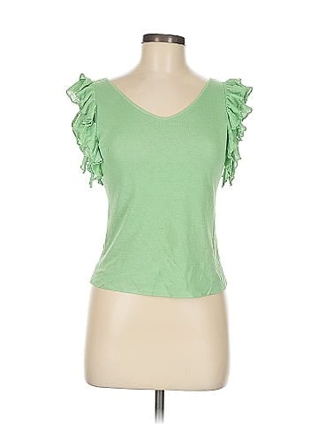 Ralph Lauren Short Sleeve Silk Top (view 1)