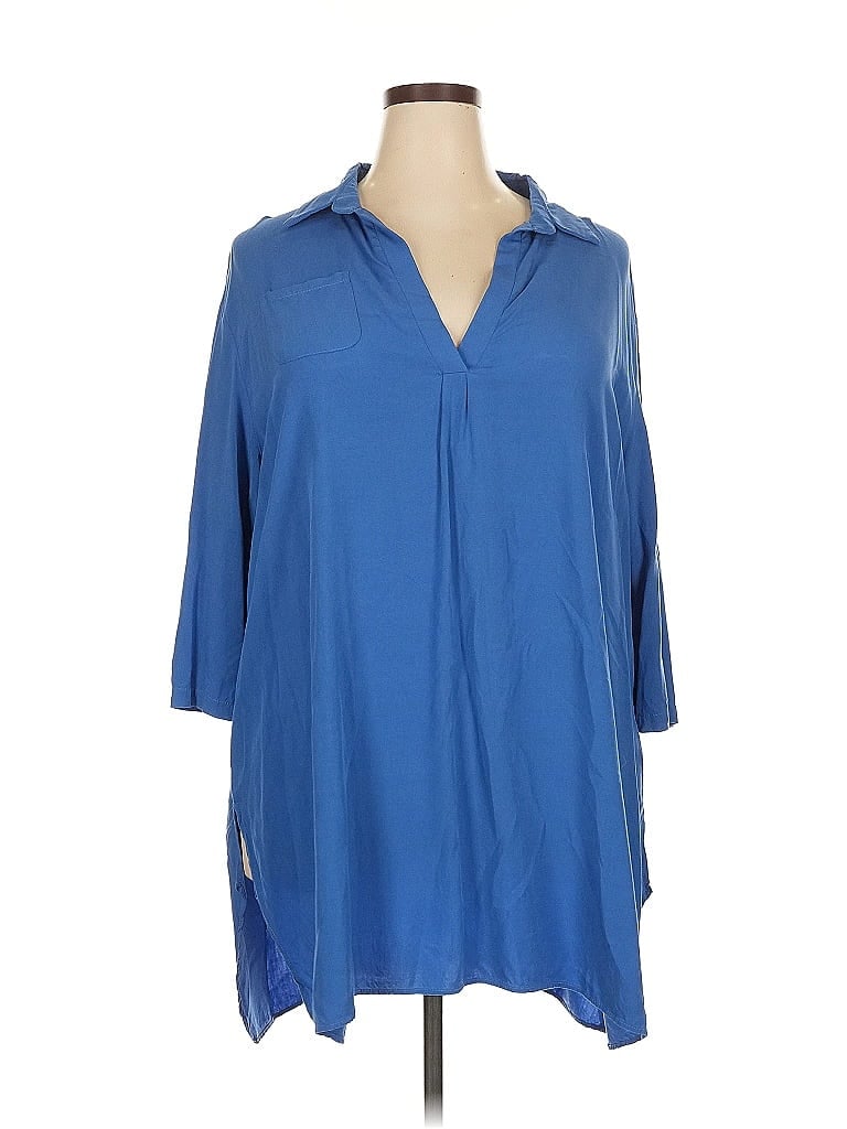 Pre-owned Ekouaer Casual Dress In Blue