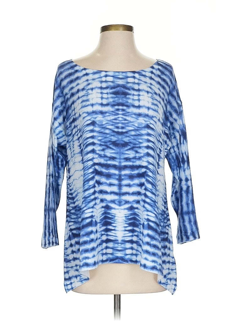 Pre-owned Nally & Millie 3/4 Sleeve T-shirt In Blue