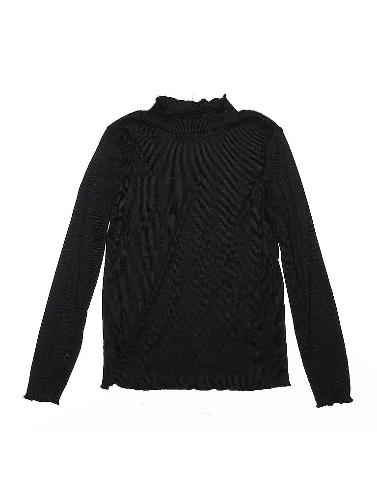 BTWEEN Pre-owned Kids' Long Sleeve Turtleneck In Black