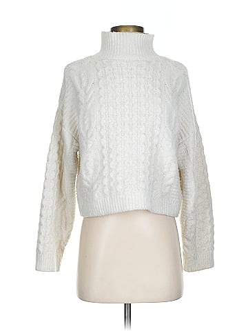 Pink Rose Turtleneck Sweater (view 1)