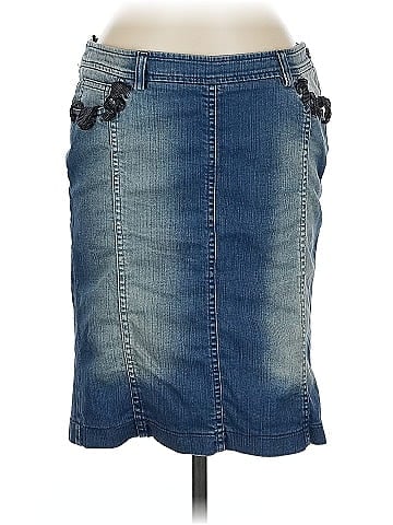 Emporio Armani Denim Skirt (view 1)