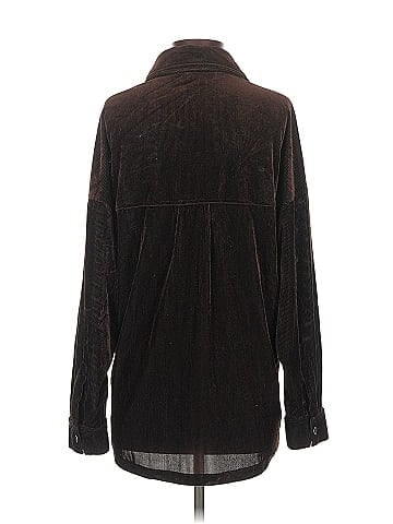 Melrose With Love Long Sleeve Button-Down Shirt (view 2)