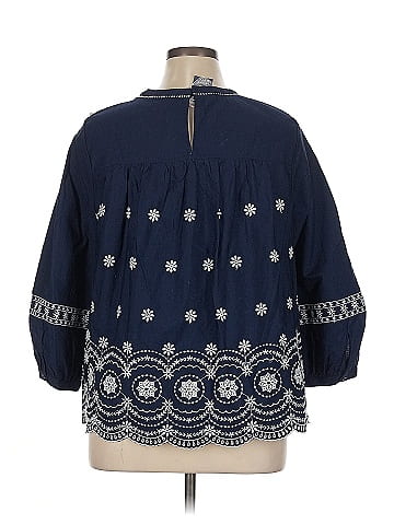 Crown & Ivy 3/4 Sleeve Blouse (view 2)