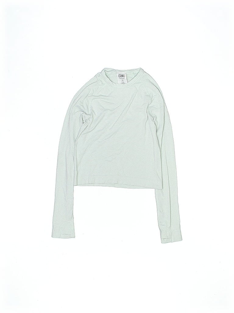 Click to view more detailed imagery on our partner's website Pre-owned Athleta Girl Kids' Long Sleeve T-shirt In Green