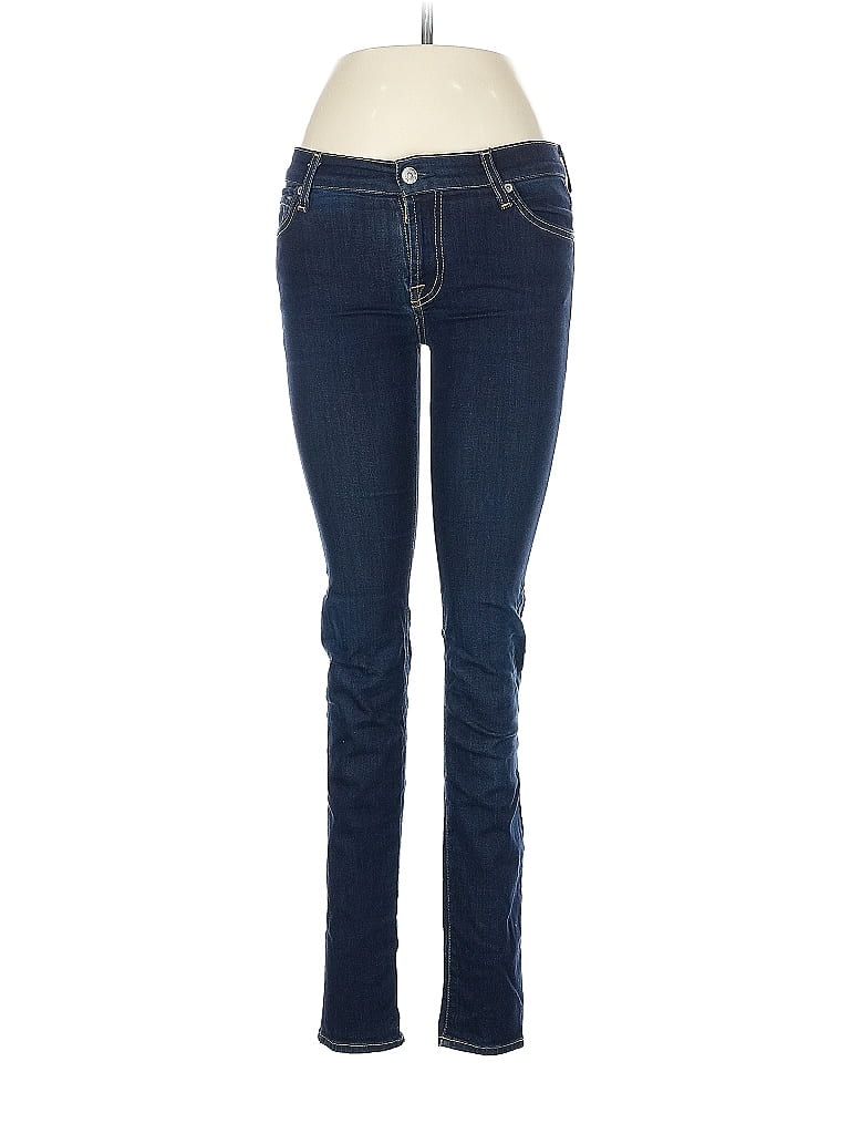 Pre-owned 7 For All Mankind Jeans In Blue