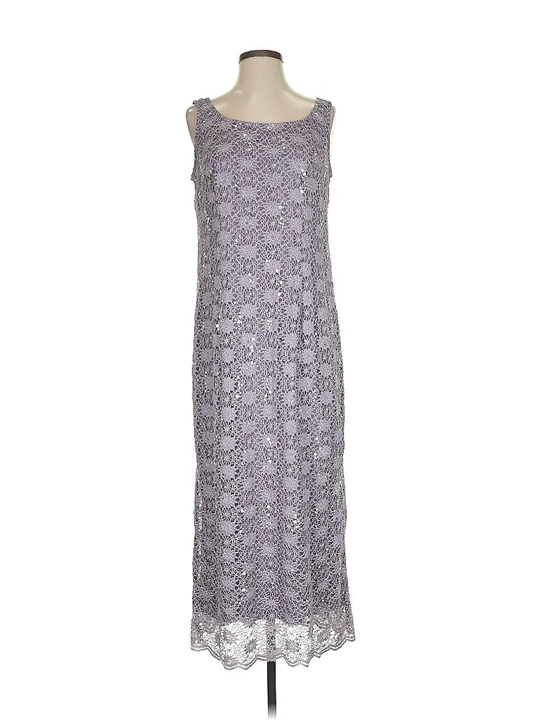 Click to view more detailed imagery on our partner's website Pre-owned R & M Richards Casual Dress In Purple