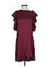 Sunner Burgundy 3/4 Sleeve Silk Top Size 2 - photo 1